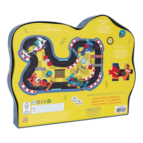 Cars Race Track 80 Piece Puzzle