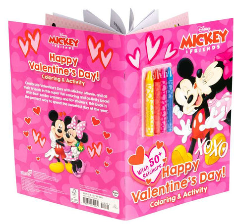 Disney Mickey Mouse Valentine's Day Coloring & Activity Book