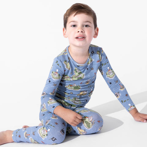 Kids Bamboo Pajama Set - Pirate Cove