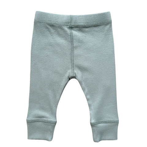 Ribbed Leggings - Fern