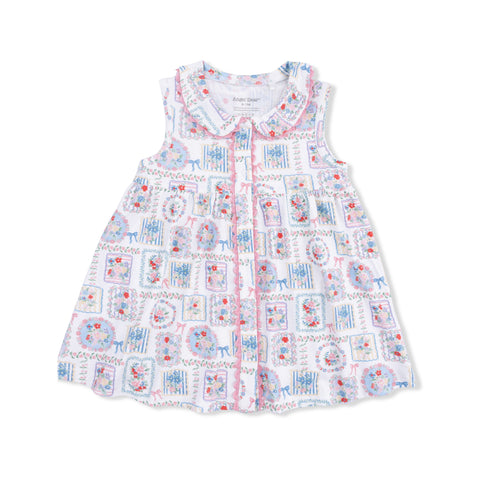 Jill Dress Sleeveless with Bloomer - Julep's Floral Patchwork