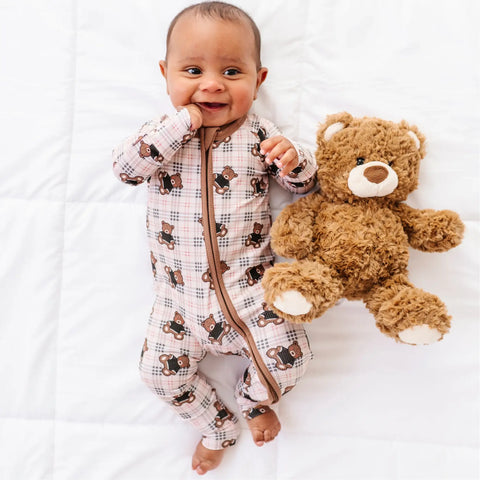 Beary Sweet Ribbed Convertible Footies