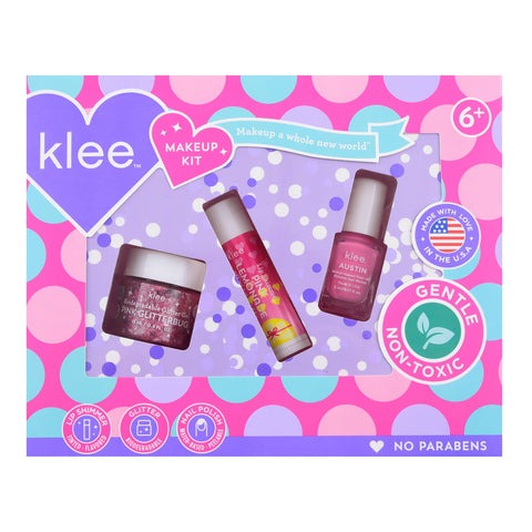 Natural Play Makeup Kit: Pink Sugar Swirls