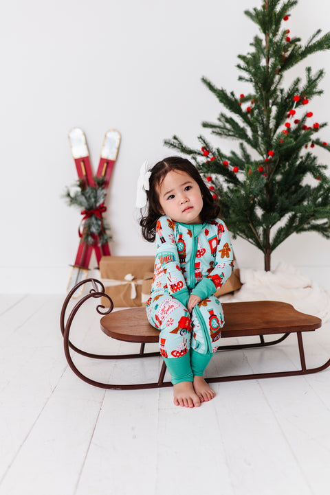 Christmas Express Convertible Footie Pajama