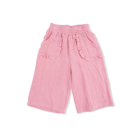 Peplum Tank with Wide Leg Pant - Striped Golf