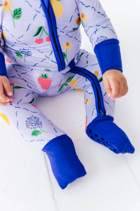 Fruit of the Bloom Bamboo Convertible Footie for Babies