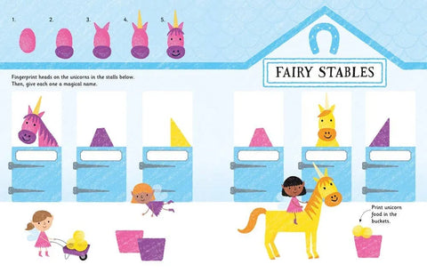 Fingerprint Activities - Unicorns and Fairies