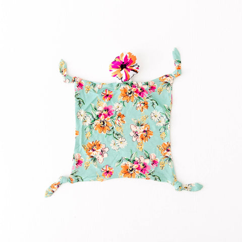 Retro Flower Child Bamboo Snuggle Lovey
