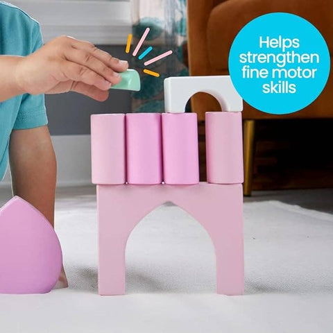 Fisher Price Wooden Princess Castle Block Set