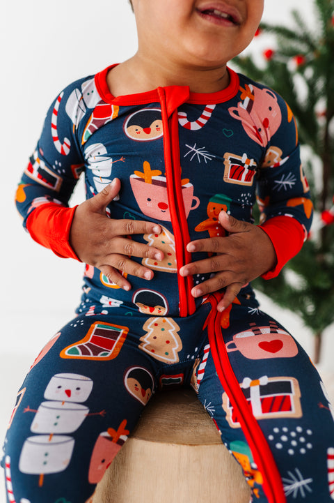 Hot (Cocoa) To Go Convertible Footie Pajama