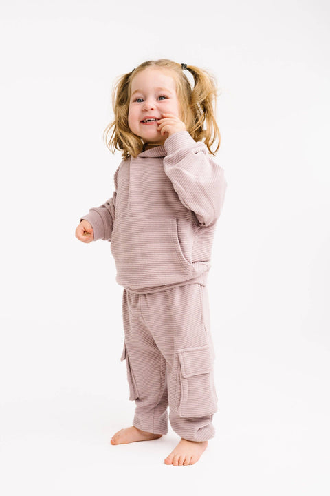 Lavender Fog Waffle Cargo Set