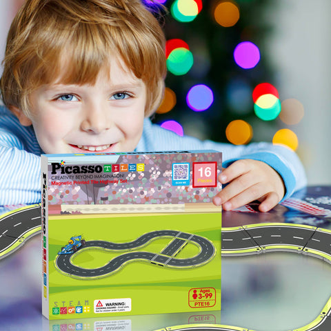 Speedway Magnetic Car Track Set