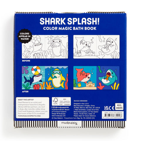 Color Magic Bath Book - Shark Splash!