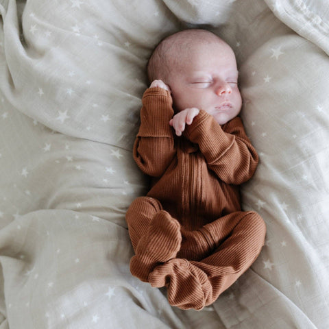 Bamboo Muslin Swaddle: Starry Night