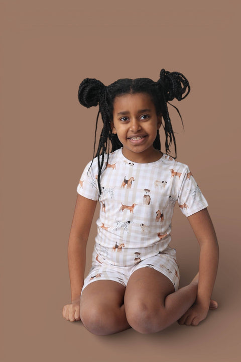 Kids Bamboo Short Set - Pawfect Pals
