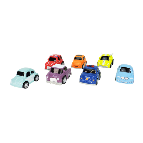 Rollin’ Large Diecast Pull-Back Car in Building Block Box