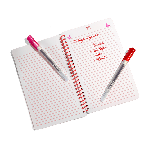 Strawberry Sugar Scented Gel Pen & Highlighter Writing Kit - 15 PC Set
