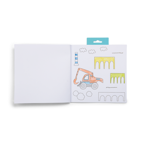 Construction Scented Coloring Book