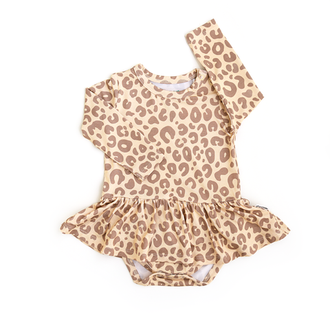 Amari Leopard Tutu Bamboo Dress