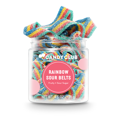 Rainbow Sour Belts Candy