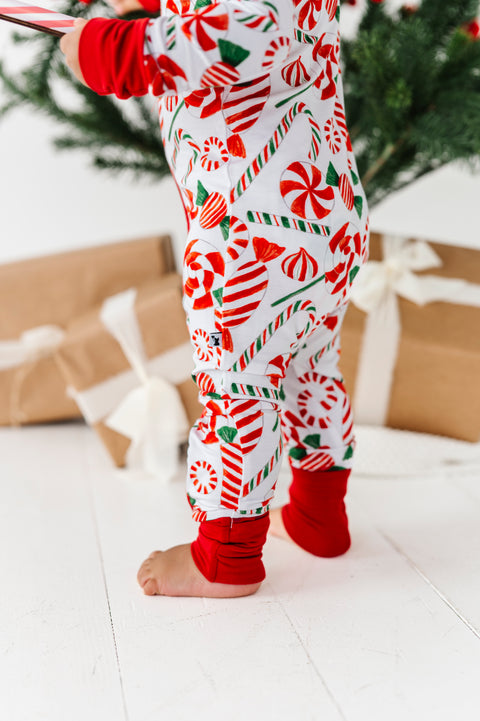 Pretty In Peppermint Convertible Footie