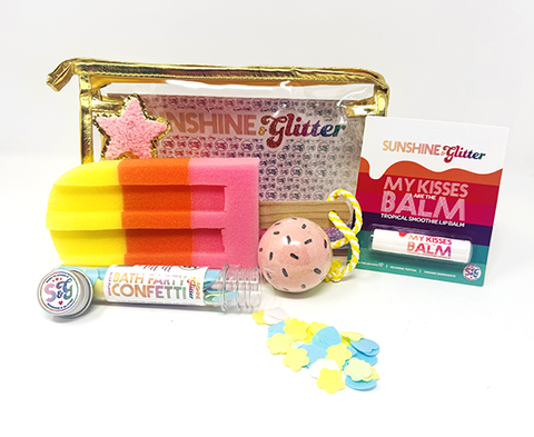 Summer Vibes Bath Gift Set for Girls