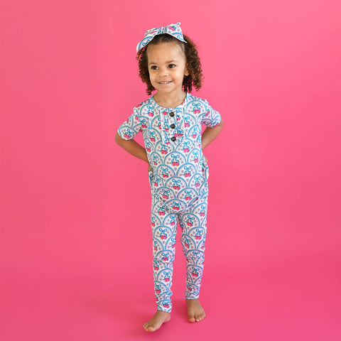 Cherry Bamboo Girls Lounge Set