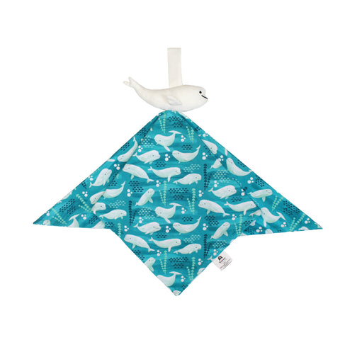 Beluga Whale Baby Bamboo Lovey