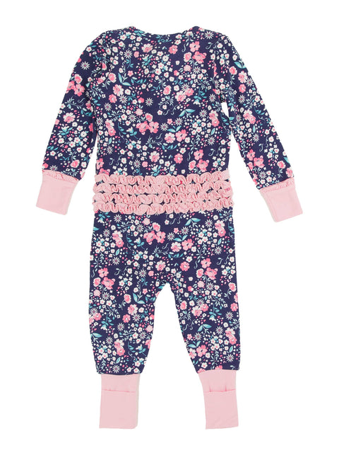 Moonlit Meadow Ruffle Bamboo Convertible Pajama