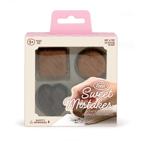 Chocolate Erasers (Set of 4)