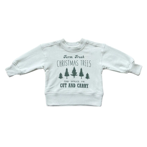 Boxy Sweatshirt - Farm Fresh Christmas Trees