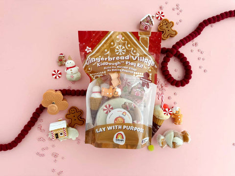 Gingerbread Village KidDough Play Kit | Gingerbread Scented