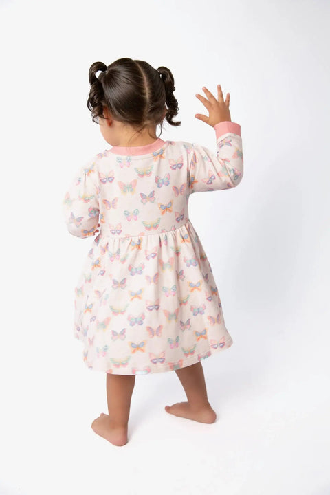 Butterfly Bliss Sweatshirt Dress