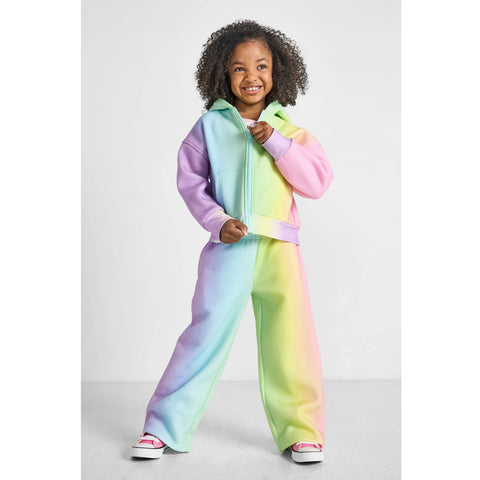 Rainbow Wide-Leg Joggers
