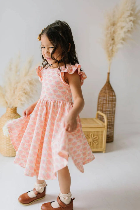 Olivia Dress in Petal Pop