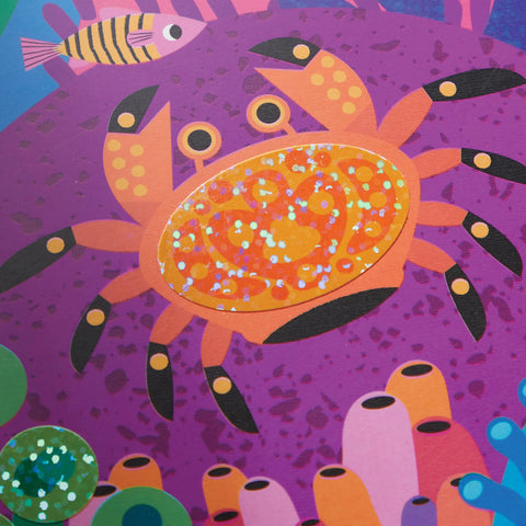 Sticker Sparkle Poster Activity Kit - Ocean Life