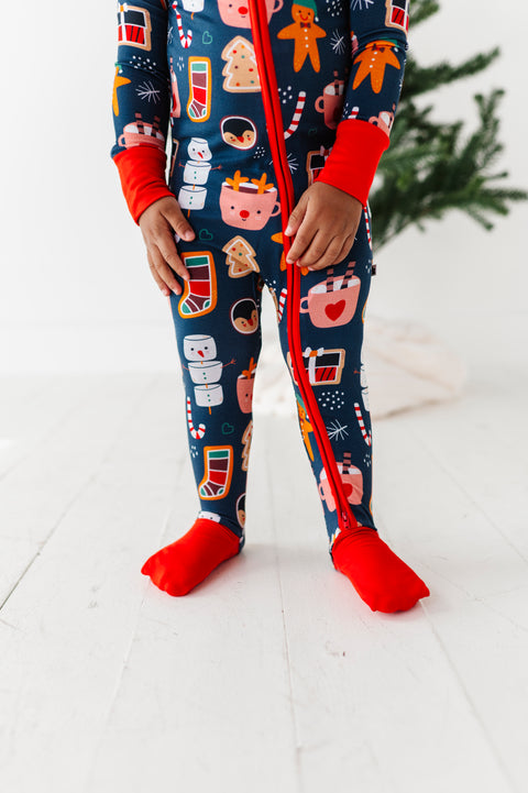 Hot (Cocoa) To Go Convertible Footie Pajama