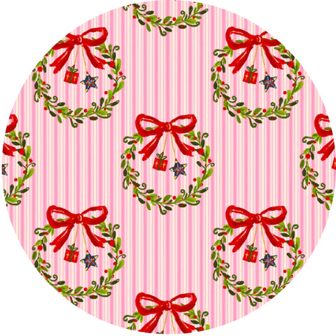 Pink Wreaths Convertible Footies