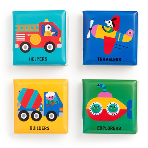 Color Magic Bath Book Set - Things That Go