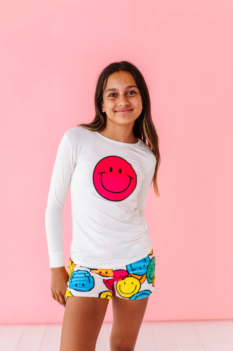 Plush Shorts - Jumbo Smiles