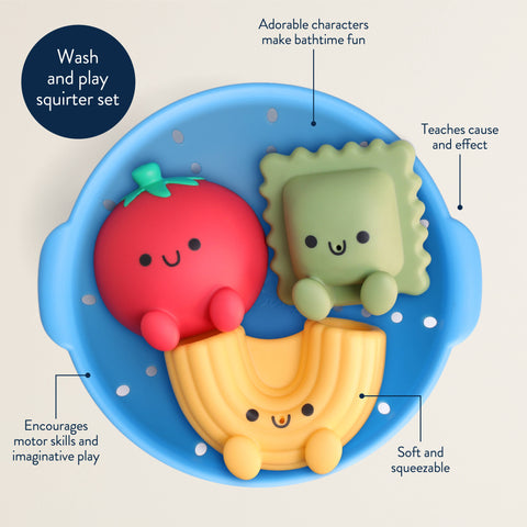 Itzy Splash Pals™ Bath & Water Toy - Pasta