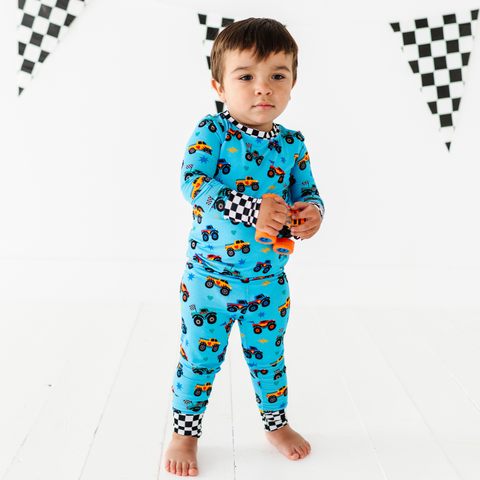 Monster Trucks Kids Pajama