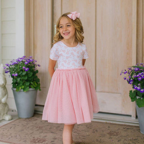 Tutu Dress - Ditsy Bunny