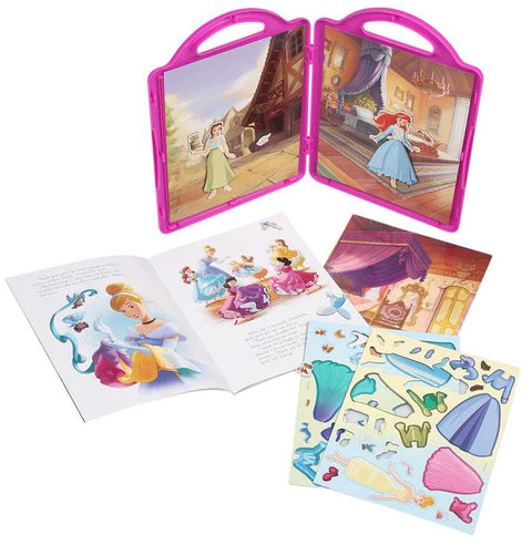 Disney Princess Book & Magnetic Playset