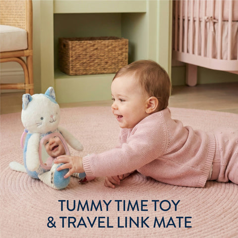 Itzy Bitzy Mirror™ Sensory Tummy Time Mirror - Kitty