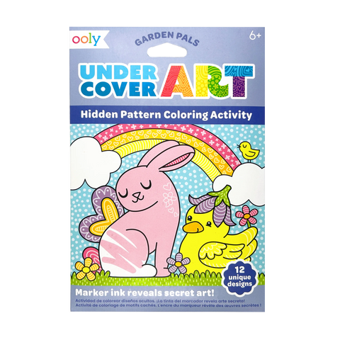 Undercover Art: Hidden Pattern Coloring Activity - Garden Pals
