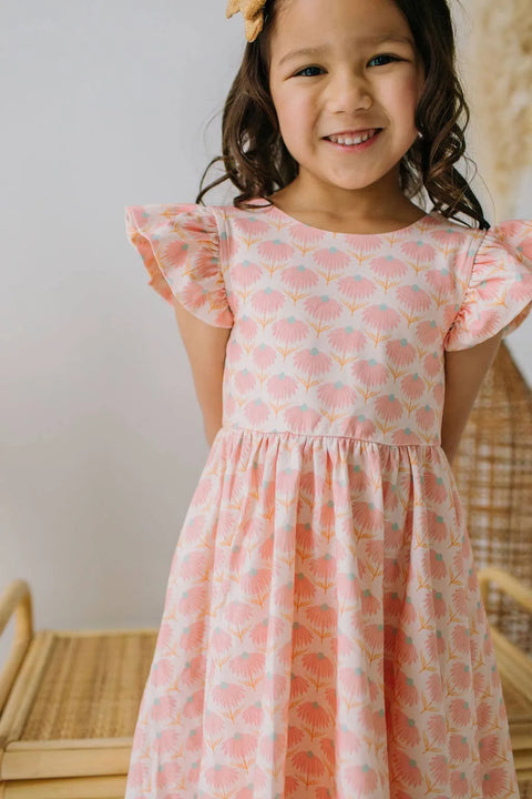 Olivia Dress in Petal Pop