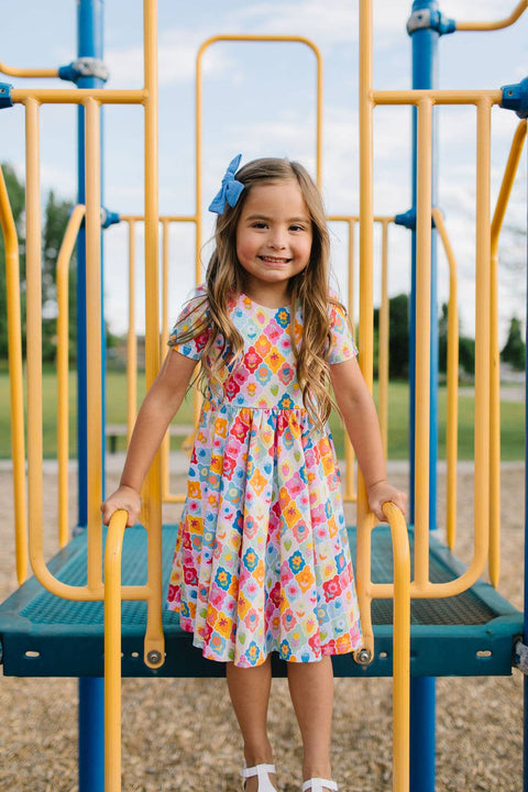 Classic Twirl Dress - Sunshine Tile