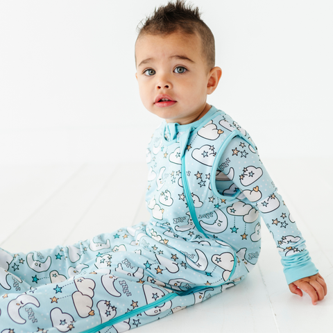 Blue Starry Slumber Baby Sleep Bag