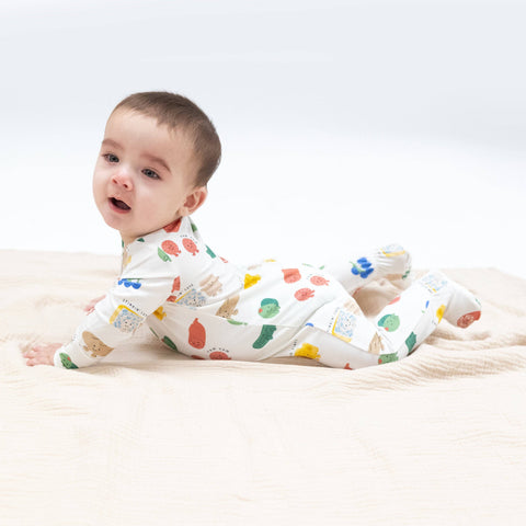 2 Way Zipper Footie - Charcuterie Cuties